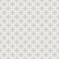 Ornamental round squares with round corners pattern. Arabic seamless pattern. Moroccan background. Vector and illustration Royalty Free Stock Photo