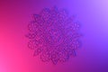 Ornamental pink mandala Royalty Free Stock Photo