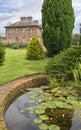 Ornamental pond in country estate Royalty Free Stock Photo