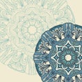 Ornamental round lace pattern