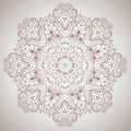 Ornamental round lace pattern