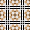 Ornamental round morocco seamless pattern.