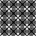 Seamsless pattern black and white