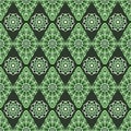 Ornamental seamless pattern. East, oriental design, ethnic style. Vector background of mandala. Islam, Arabic, Indian, ottoman