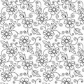 Ornamental Seamless Pattern Stock Illustration