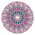 Ornamental simple mandala. Mandala ornament