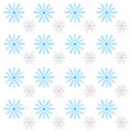 Ornamental Snowflakes Xmas Pattern Texture Background