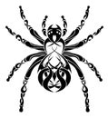 Ornamental spider illustration