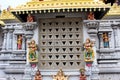 Ornamental temple facade