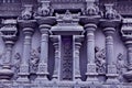 Ornamental temple wall Royalty Free Stock Photo