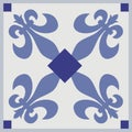 Ornamental tiles pattern. Royalty Free Stock Photo