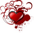 Ornate Valentine\'s Heart: A Love Story in Intricate Elegance