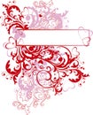 Ornamental valentine's day background