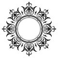 Ornamental vintage border frame