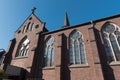 Ornamental windows of the catholic church in Hilden