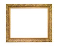 Ornamental wooden picture frame cutout