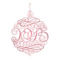 Ornamented Christmas decoration 2015