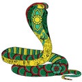 Ornamented snake