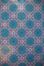 Ornamented tiles texture background Royalty Free Stock Photo