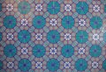 Ornamented tiles texture background Royalty Free Stock Photo