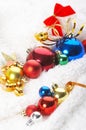 Ornaments in billowy feathers Royalty Free Stock Photo