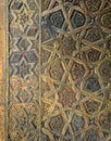 Ornaments of the bronze-plate door of Sultan Qalawun mosque, Old Cairo, Egypt