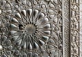 Ornaments of the bronze-plate ornate door of Sultan Barkouk Mosque
