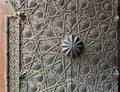 Ornaments of the bronze-plate ornate main gate of Manial Palace