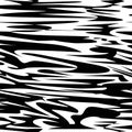 black and white seamless abstract pattern in the form of a chaotic abstract ornament Royalty Free Stock Photo