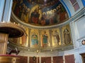 Ornate altar dome area of the Sankt Ansgars Kirke