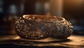 Ornate antique gold bracelet, a luxurious souvenir generated by AI