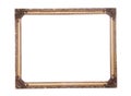 Ornate antique gold gilt frame Royalty Free Stock Photo