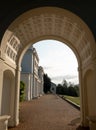 Ornate arch at newly renovated Gunnersbury Park and Museum on the Gunnersbury Estate, West London UK