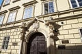 Ornate Architecture in the city of Krakow in Poland