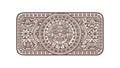 Ornate Aztec Pattern Rectangle Icon - Ethnic Art Cultural Decoration, vector design Generative AI Royalty Free Stock Photo