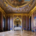 An ornate, Baroque-style palace interior with intricate frescoes2, Generative AI