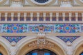 Ornate beaux arts style details of the famous Grand Casino or Monte Carlo Casino in Monaco on Place du Casino