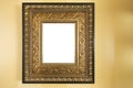 Ornate Blank Picture Frame on Wall Royalty Free Stock Photo