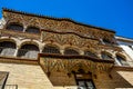 ornate building in an historic spanish city near seville, spain