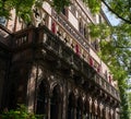 Ornate building with intricate architecture in New York.