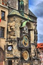 The ornate calendar dial in Prague Royalty Free Stock Photo