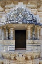 Ornate Carved Stone Entrance, Adinath Jain Temple, Ranakpur, Sadri, Rajasthan, India