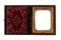 Ornate case for Daguerreotype tin pictures