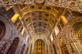 Ornate Ceiling Altar Santo Domingo de Guzman Church Oaxaca Mexico Royalty Free Stock Photo