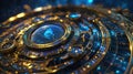 Ornate Celestial Clock