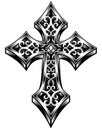 Ornate Celtic Cross Vector Royalty Free Stock Photo