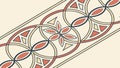 Ornate Celtic Knotwork Border Vector, vector design Generative AI Royalty Free Stock Photo