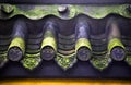 Ornate Chinese roof tiles