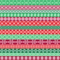 Ornate christmas border patterns