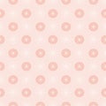 Vector ornate circles and abstract flowers seamless pattern background texture print